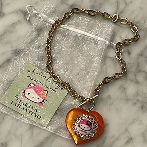 Tarina Tarantino Hello Kitty Pink Head necklace